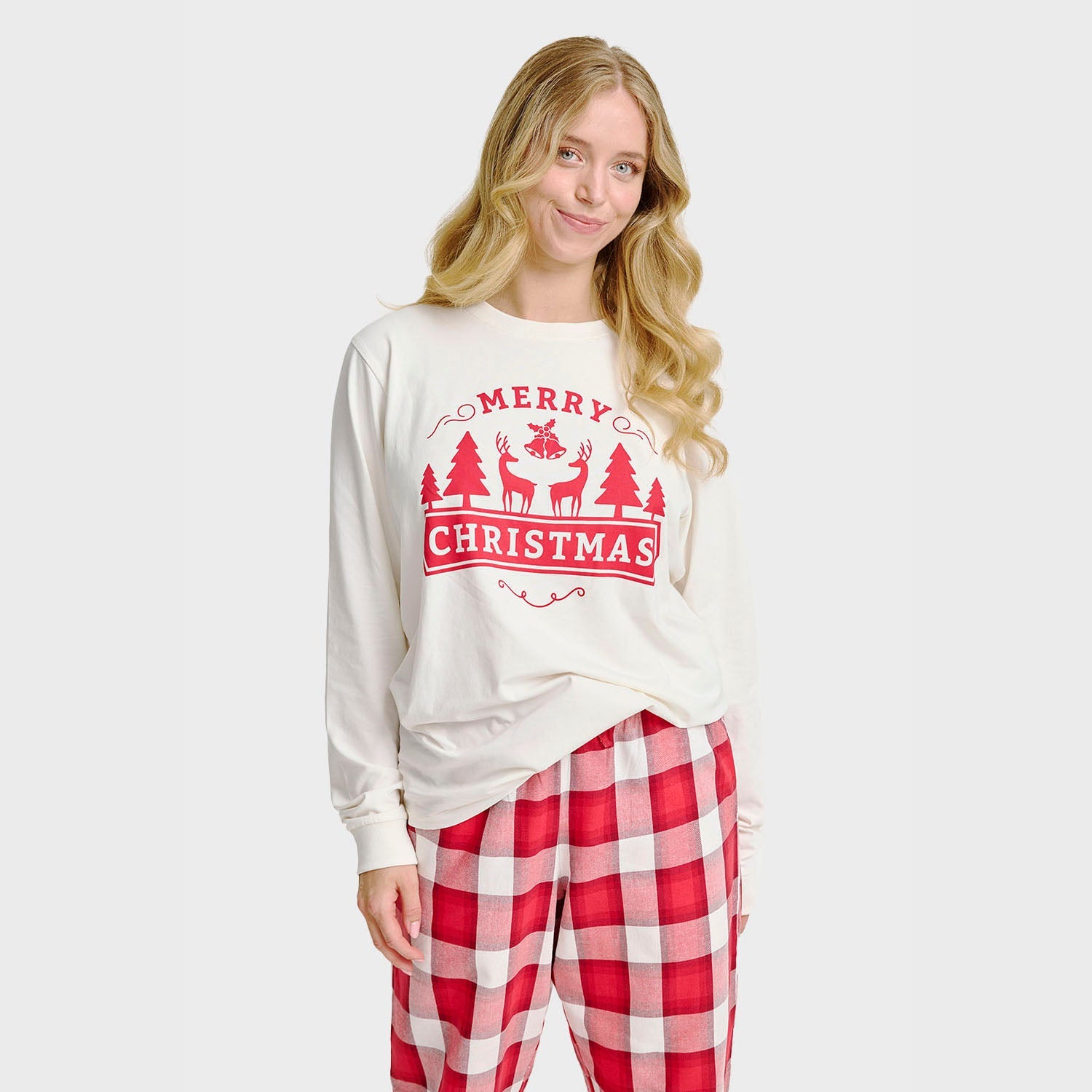 The Merry Christmas pysj-topp – Dame